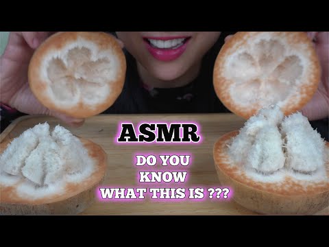 ASMR COTTON FLUFF *SANTAL FRUIT (EATING SOUNDS) NO TALKING | SAS-ASMR