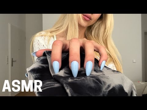 ASMR -  fabric scratching triggers *no talking*