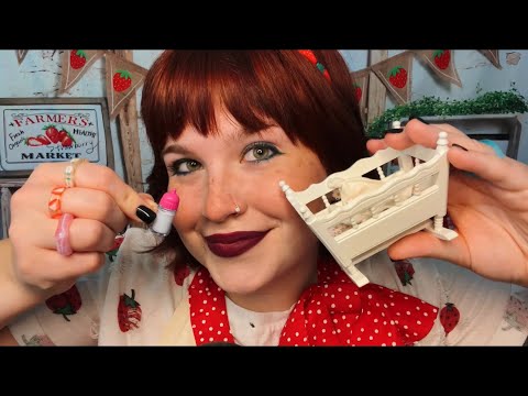 ASMR Fairy Baby Shower at the Patch! 🍓🍼🧚‍♀️(tingly roleplay, minatures, southern accent)