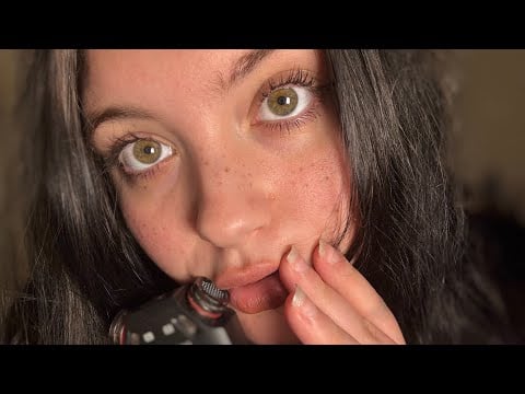 fast and chaotic asmr//heavy breathing/extreme word repetition/mouth sounds/mic biting/+ more