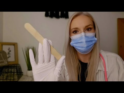 ASMR Doctor nurse appt visit roleplay | face touching  | soft spoken | medical asmr