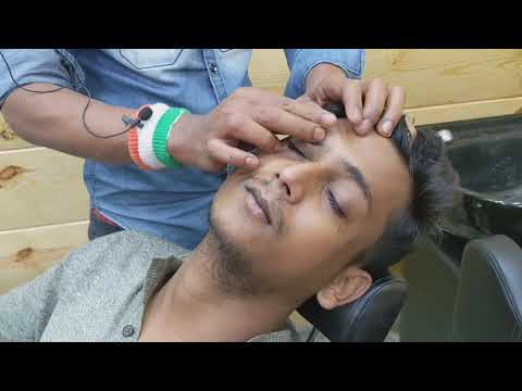 Full body chair massage | Head & Lower body relaxing massage with Neck cracking asmr