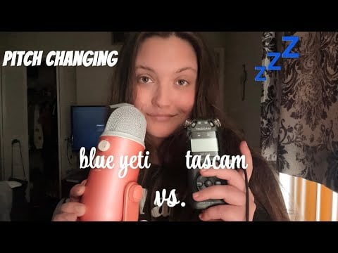 PITCH CHANGING 🗣️ | TASCAM VS. BLUE YETI, WHICH IS BETTER?! HUMMING, STUTTERING + MORE! 