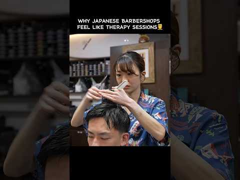 💈She Did Everything! Barbering Full Service – Haircut, Shave & More #asmr #barbershop
