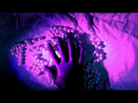Latex Gloves ♥PURPLE♥with relaxing ceramic baking beans [[ASMR]]