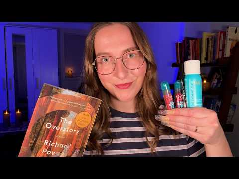 ASMR New Stuff Haul🧴 Makeup, Skincare, Hair Care, Books 💖