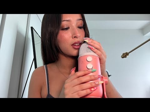 ASMR Pure Inaudible Whispers & Mouth Sounds Directly on the Mic💝