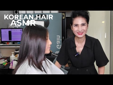 Soft & Silky Straight Hair Transformation | Korean Magic Straight ASMR
