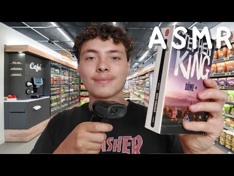 ASMR FR: Roleplay Vendeur (sons des objets + la scanette)