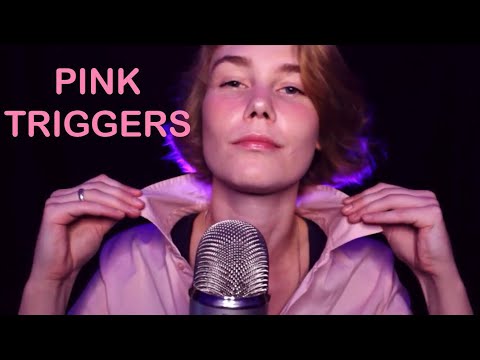 🍓AСМР розовые триггеры для твоего сна сна┃pink triggers for sleep┃no talking👚