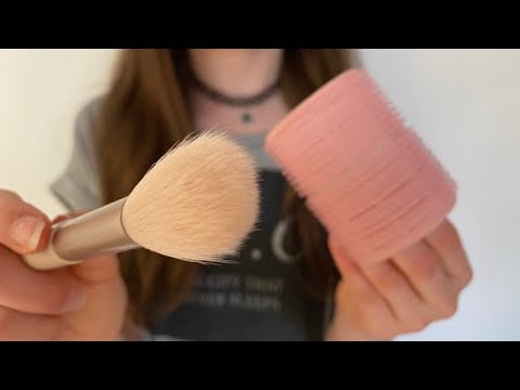 ASMR doing your hair and makeup | Velcro rollers | actual camera touching | lo-fi | no talking