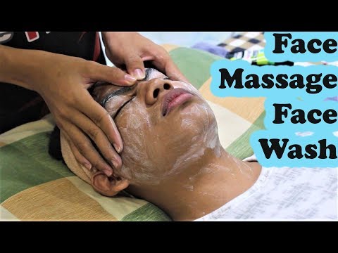 Quick Relaxing Face Massage Face Wash - ASMR Massage