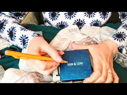 ASMR Gentle Tapping & Tracing {No Talking - Boxes, Canvas, Wood, Plastic, Cardboard - RELAXING}