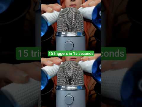 ASMR 15 TRIGGER in 15 SEC #asmr #shorts #shortvideo