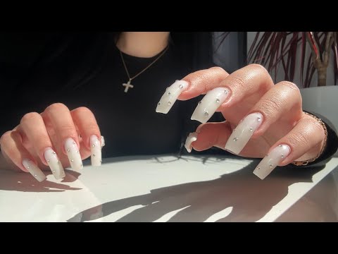 LOFI ASMR ✨ table tapping & scratching & nail sounds I fast not aggressive (brain melting)