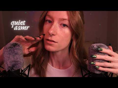 ASMR | Barely articulated whisper rambles for sleep 💤 (with cozy mic scratching)