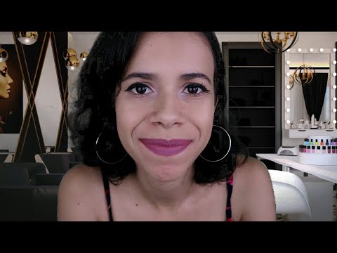 [ASMR] - Roleplay MANICURE FAZENDO AS UNHAS DA AMIGA