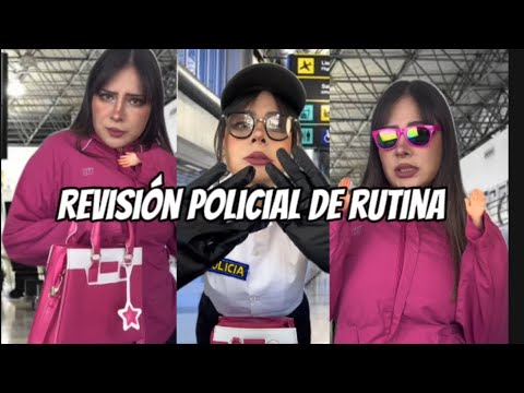 Versión larga- Revisión policial de rutina #humor #asmr #policia #arropuerto