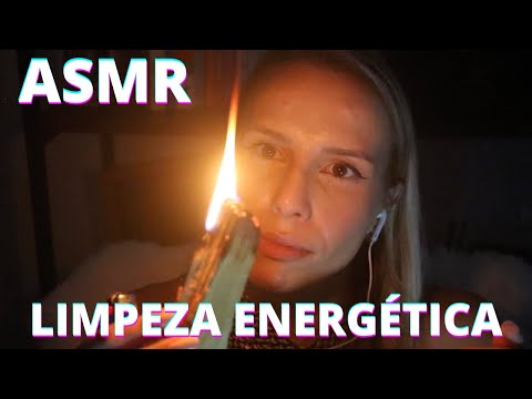 ASMR LIMPEZA ENERGÉTICA COM PALO SANTO -  Bruna Harmel ASMR