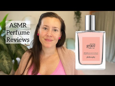 ASMR Perfume Review - Philosophy Amazing Grace Ballet Rose - Glass Tapping & Whispering