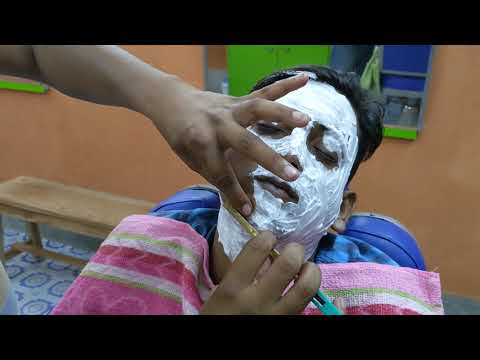 berad shaving by indian barber | Clean shave ASMR