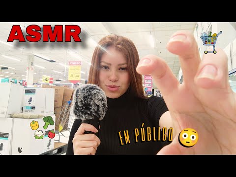 ASMR NO SUPERMERCADO 🛒 ( IN PUBLIC)