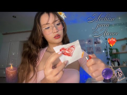 ASMR Te Hago HECHIZO para ATRAER 🔮 (amor dinero abundancia) ✨ & Ley de la manifestación 