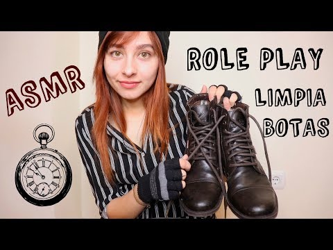 Role Play LIMPIA BOTAS en Español 🎧 ASMR in Spanish