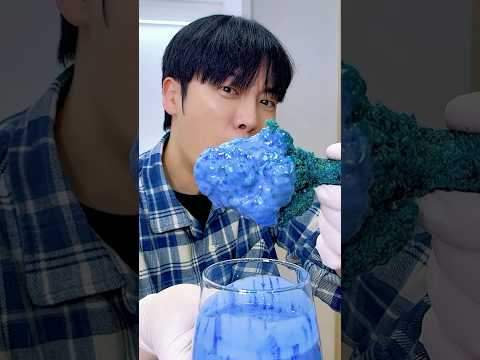Blue Chicken MUKBANG🥶 #shorts
