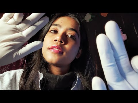 HINDI ASMR - DETAILED CRANIAL NERVE EXAMINATION(Vision+Smell+Hearing+Throat+Speech Test)