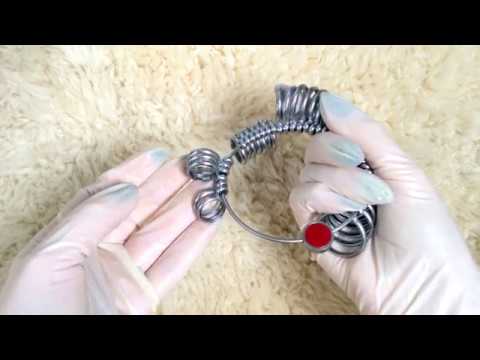 Latex Gloves 🎆 Counting in Dutch🔢  Fingers Playing💍 [[ASMR]]