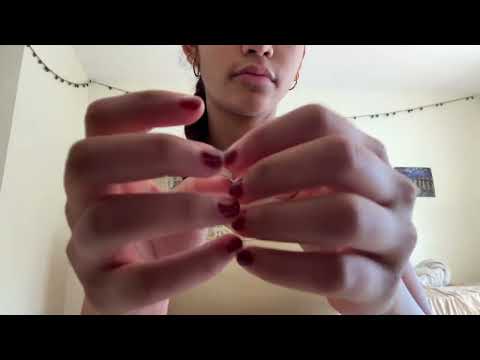 asmr with my new nails 💅💅💅