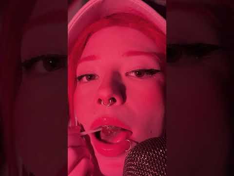 #asmr #lollipop #mouthsounds #egirl