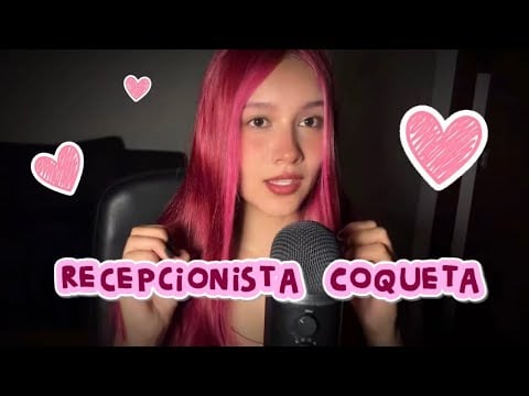 ASMR | La RECEPCIONISTA te COQUETEA y TE Invita a SALIR 🥰❤️