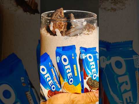 Quick Oreo Milkshake 🔥😋👍 | SKASMR #shorts #food #juice #cooking #viralvideo #summer