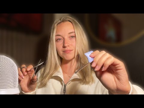 ASMR Soft-Spoken Hair Stylist Cuts & Colors Your Hair - Long Personal Attention Roleplay