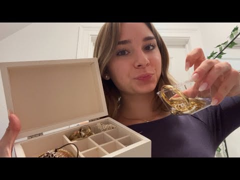 asmr rummaging through jewelry (explaining some pieces) 💎👑