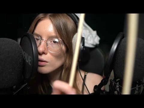 ASMR Soft Spoken & Whispered Ramble (+ random triggers)