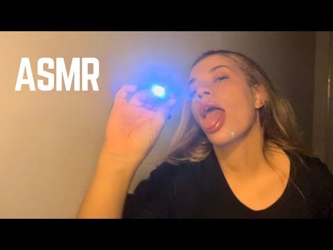 ASMR FAST personal attention siga a luz e minhas instruções + mouth sounds | cansando seus olhos