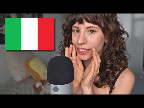 ASMR in Italian! 🇮🇹❤️ Trigger Words and Close Whispers