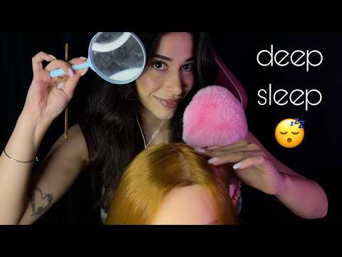 😴 ASMR SCALP CHECK & HEAD MASSAGE 💆 RAHATLATICI KAFA MASAJI VE KAFA DERİSİ KONTROLÜ 💆