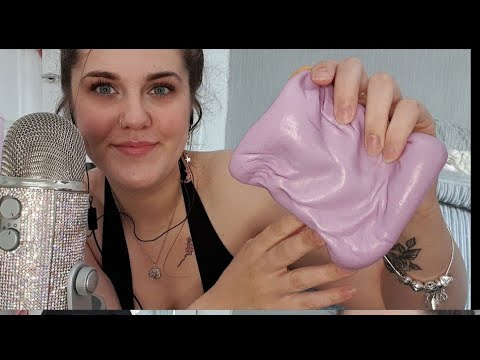 ASMR // Sticky Squishy Sounds & Rambling 💖 + a bonus clip at the end of my Boyfriend trying ASMR 😁//