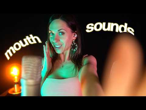 ASMR Close Up Ear to Ear Mouth Sounds and Hand movements #asmr #tingles #fast