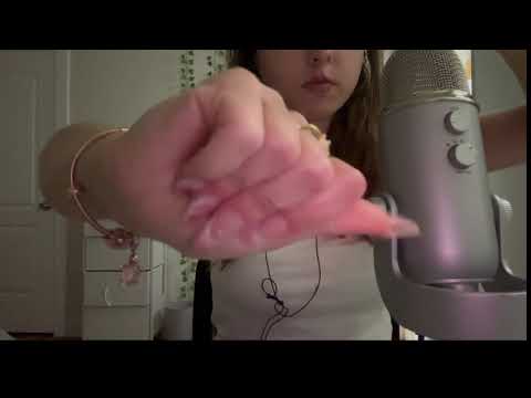 ASMR lotion hand sounds, jewelry sounds, finger fluttering | custom for fernando