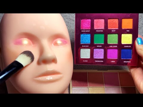 ASMR Makeup on Mannequin (Whispered)