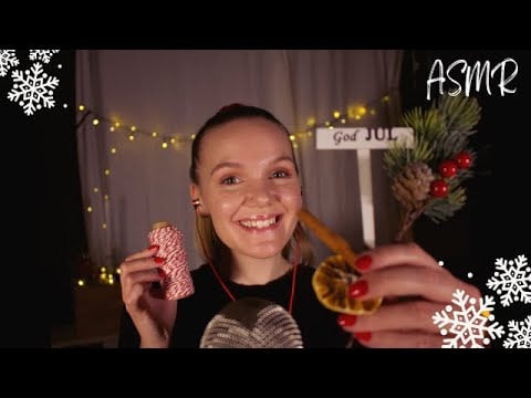 Matildas ASMR Julkalender (Lucka 6) - 💝ASMR MED JULPYSSEL💝 (tapping & scratching)