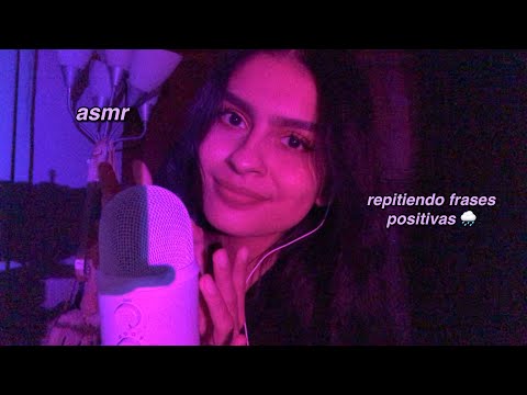 ASMR | repitiendo frases positivas para ayudarte a dormir 🌧