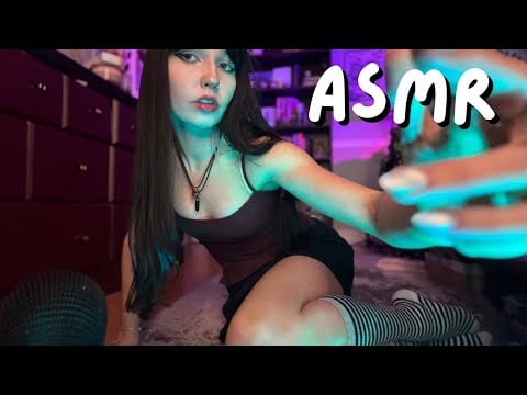 ASMR ON THE FLOOR (Fabric Scratching, Mouth Sounds, High Sensitivity) 