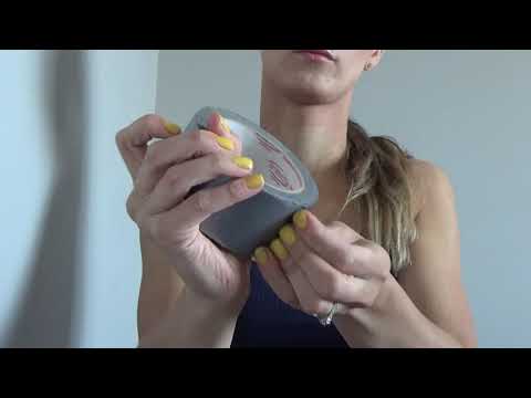 ASMR duct tape trigger