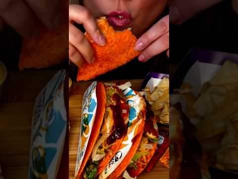 Taco Bell Crunch #shorts #asmr #asmrsounds #tacobell